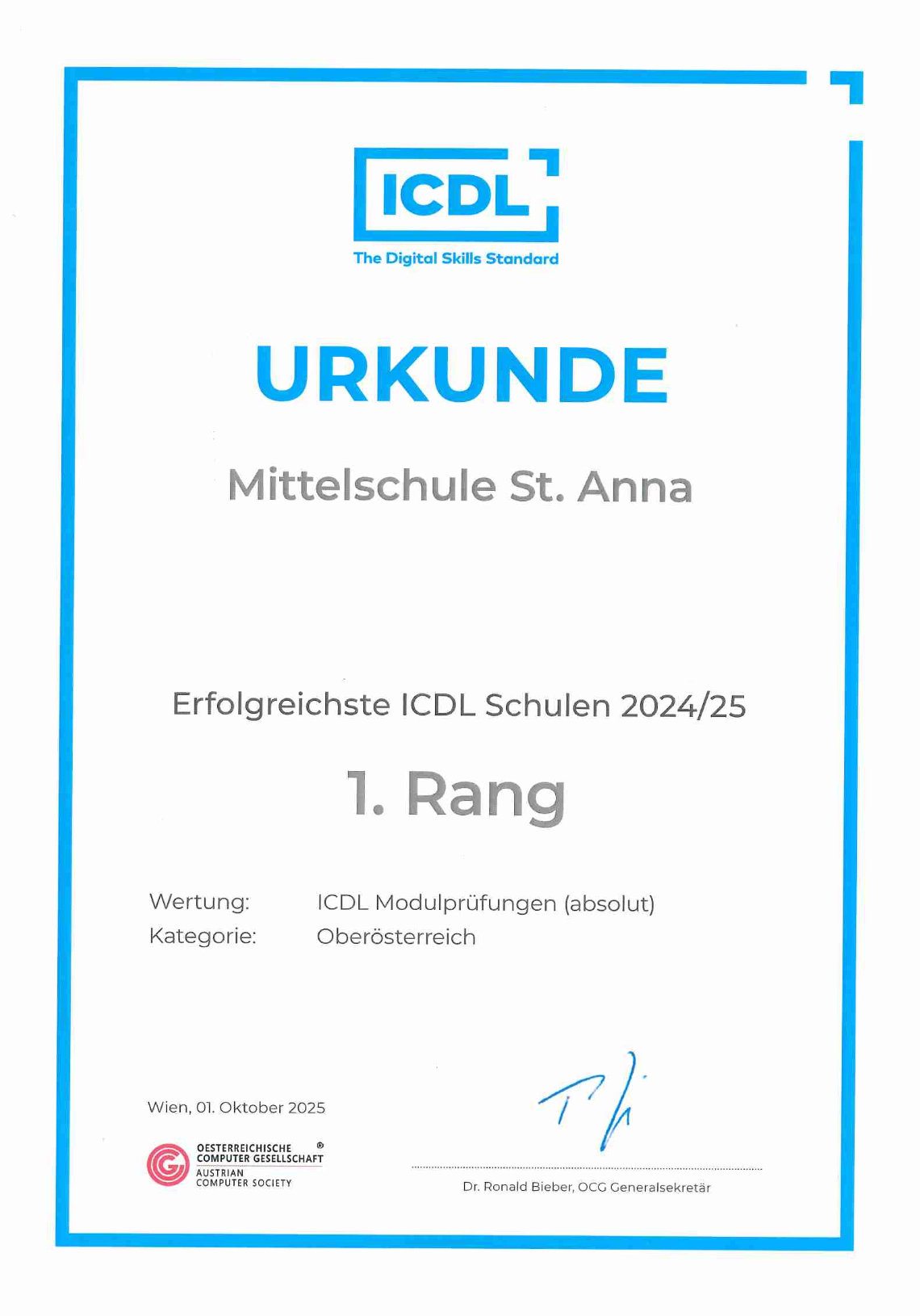 Zertifikat